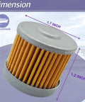 All In One Fuel Filter Kit For MerCruiser Sterndrive Inboard Engines 2.5L 3.0L 3.7L 4.3L Replaces 35-803897Q1 dimension details