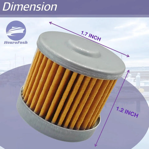 All In One Fuel Filter Kit For MerCruiser Sterndrive Inboard Engines 2.5L 3.0L 3.7L 4.3L Replaces 35-803897Q1 dimension details