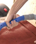 Using Viper Vacuum Scraper Attachment For Wet Dry Vacuums With Ergonomic Textured Grip to remove debris from a painted surface