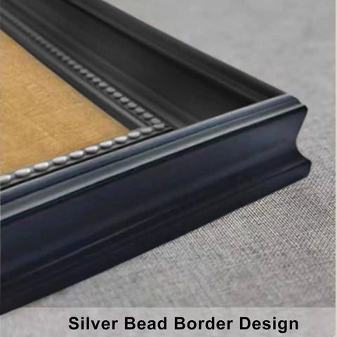 Kickass Heavy Duty Double Door Access Panel Cover With Screamin Sleek Black Beaded Frame, showing silver bead border detail.