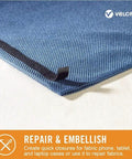 Foolproof Slap On Fabric Tape 24 Inches Long By Three Quarters Wide used on fabric for quick sewing free repairs.