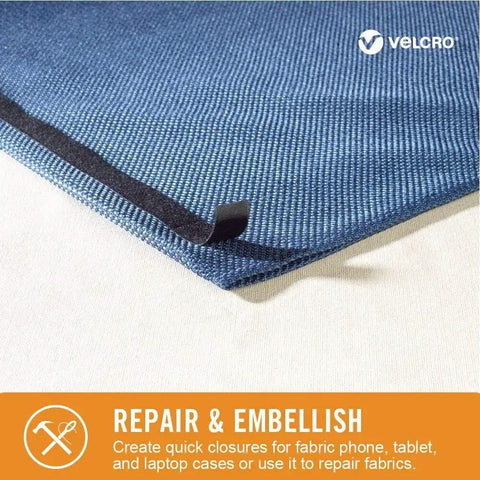 Foolproof Slap On Fabric Tape 24 Inches Long By Three Quarters Wide used on fabric for quick sewing free repairs.