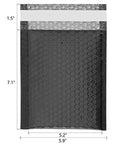 Black Bubble Mailers 40 Pack 7 By 5.2 Inch Padded Envelopes For Wrapping And Shipping Waterproof Lightweight Protection During Transit