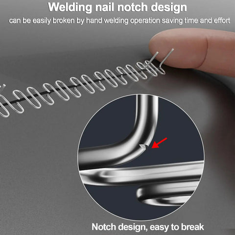 Plastic Welding Staples 3000 Pcs With Storage Box In 6 Shapes for Car Bumpers Cracks and Daily Plastic Repair Garage Ready