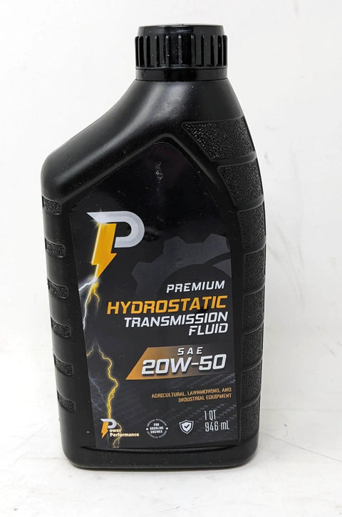 1 Quart 20W-50 Hydrostatic Transmission Fluid For Agricultural Equipment, Lawn Mowers, And Industrial Machinery, front view