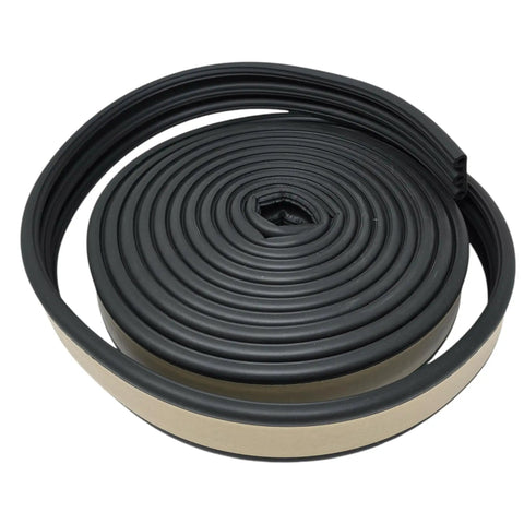 XL 23 Foot EPDM Rubber Cap Seal For Heavy Caps Over Two Hundred Lbs 2 1 8 Inch Width By One Half Inch Height Bed Rail Gap Filler