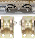 Beefy Heavy Duty 32mm Sliding Gate Roller U Type Wheel Set Industrial Grade Steel Construction Durable Gate Track Hardware 2 Pack
