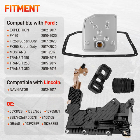 Upgrade 926-149 6R80 Transmission Lead Frame With Valve Body Module Connector Valve Body Seal And Transmission Filter