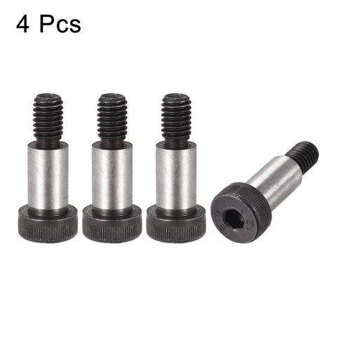 Built Tough Alloy Steel Hex Socket Shoulder Bolts Set, Three Quarters Inch Shoulder Length By One Half Inch Shoulder Diameter