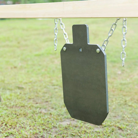Beefy AR500 Steel Target Gong Silhouette For Precision Shooting Half Inch Thick Metal Target With Laser Cut Design