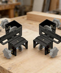 Stainless Steel Adjustable Drawer Front Clamps Set For Quick No-Fuss, Secure Install In Furniture Making And Cabinet Projects