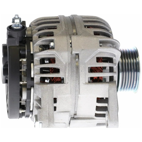 Side view of Beefy Heavy Duty Alternator For Jeep Grand Cherokee 1999 2000 4.0L V6 132A 12V CW Rotation ER IF Regulator S6 Pulley 144mm