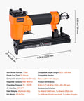 Pro Grade Pneumatic Staple Gun For Woodworking And Upholstering Projects Featuring Slick Firing 22 Gauge Design.