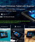 10.1 Inch Rugged Windows 11 Tablet IP68 Waterproof And Drop Resistant With 16Gb Ram 128Gb Storage 10000Mah Battery And Built In Barcode Scanner showing dustproof and waterproof features.