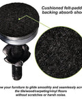 Rock Solid Adjustable Furniture Leveling Feet 3/8 Inch By 16 Thread Holds 1320 Lbs With T Nut Kit to stabilize wobbly sofas