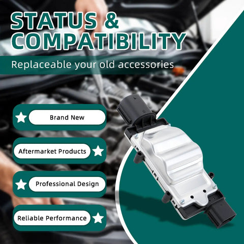 Heavy Duty Engine Cooling Fan Control Module For Ford Fusion Taurus Lincoln Mkz Mks Direct Fit 8G1Z8B658A on engine background