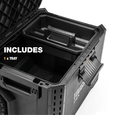 Heavy Duty Rolling Toolbox With 9 Inch All Terrain Wheels And Detachable Telescopic Handle For Pickup Truck Storage Slides Easily Under Covers Customizable Side Rails Handles Massive Weight Like A Boss