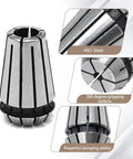 ER32 Collet Set Kit With Twelve Collets From Three Thirty Seconds Of An Inch To Three Quarters Of An Inch And R8 Shank With Seven