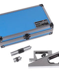 Planer And Shaper Gage For Milling Setup With Solid Tool Settings, Extra Tapped Holes For Dial Indicators, in blue case