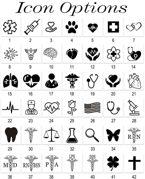 Customizable Lab Coat For Men And Women, Personalize With Icon, Name, And Photo options including medical and symbols.
