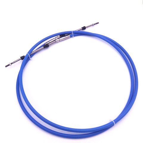 Outboard Engine Remote Control Cable 33C Throttle Shift 13Ft Universal Type 3300 33C For Yamaha Boat Motor Steering System Blue