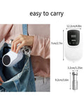 Portable Ultrasonic Cleaner For Home Use Mini Immersible Jewelry Cleaner easy to carry, compact size illustration