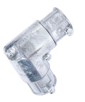 Heavy Duty 3/4 Inch Emt Conduit Fitting Inside Corner Pull Elbow 90 Degree Bend shown at an angle to highlight details.