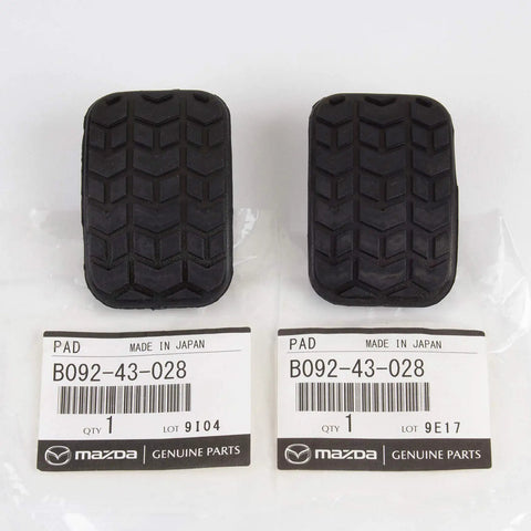 Mazda Miata 1990-2005 and Mazda 323 1986-1989 New OEM Clutch Pedal Pad Set Direct Fit Durable Rubber Replacement