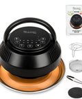 Air Fryer Lid For Pressure Cooker 6 Quart And 8 Quart Turn Your Electric Pressure Cooker Into Air Fryer With 8 Presets set