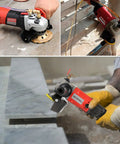 Powerful 1400W Wet Polisher Grinder With 110V Operation 4 Inch Variable Speed Stone Polisher Kit Pro Grade used on stone surfaces