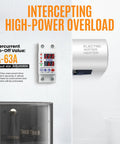Adjustable Miniature Circuit Breaker With Time Delay And Auto Reset No Nonsense Safety, 110/230V Two Pole, 1 To 63A Current Limit