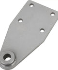 Bolt-On Radius Rod Frame Bracket Set For Hairpin Or Radius Rod Suspension, Steel Chassis Mounts With 3/8 Inch Mount Holes, Hot Rod Street Rod Front Suspension Brackets Pair, steel bracket close-up