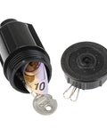 Open Outdoor Key Hider Sprinkler Head Vault Box For Garden And Yard Waterproof Hidden Cash Safe Key Holder With Small Compartment
