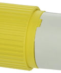 Beefy Locking Connector Body For 30A 28VDC Marine Electrical Systems, Yellow Nylon Housing With Rear Dust Seal, Built Tough Durable Construction