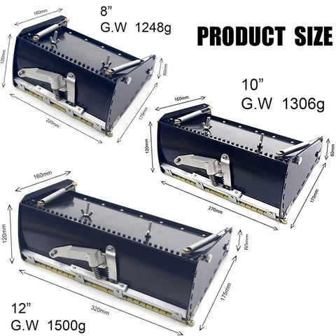 Drywall Flat Box Pro Grade 8 Inch 10 Inch 12 Inch Finishing Tools Set With 106 To 165 Cm Box Handle Extension for drywall