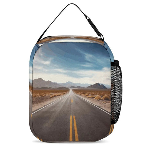 Reusable Insulated Lunch Box With Side Pocket And Detachable Handle For Work Picnics And Camping Large Capacity Tote Bag