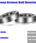 Heavy Duty Deep Groove Ball Bearings Five Eighths Bore One And Three Eighths Inch Outer Diameter Eleven Thirty-Seconds Inch Width