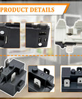 Close-up of Refrigerator Freezer PTC Start Relay And Overload Protector Kit Replacement For QPE2 A4R7MD3 components