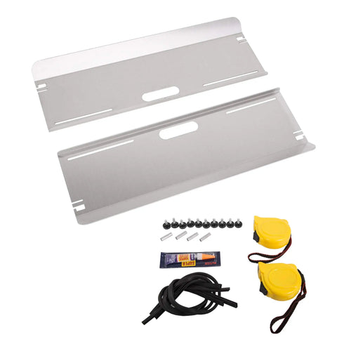 Pro Garage DIY Toe Plate Wheel Alignment Tool Kit For Cars And Suvs With Durable Tape Measures Easy Grip Vise Blocks For 15 To 18 Inch Wheels Get That Factory Straight Ride Now