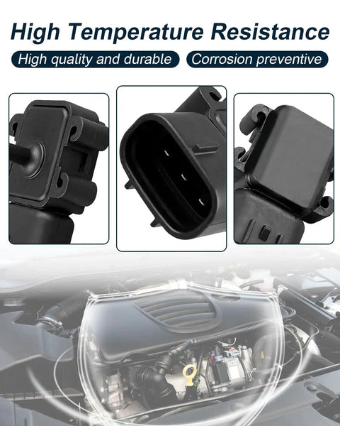 Toyota Tacoma 2001 Fuel Vapor Pressure Sensor Replacement 89460 04020 8946004020 Upgrade With Real Time Vapor Pressure Monitoring For Accurate Emissions Control And Keep Your Engine Running Smooth black 3-pin sensor