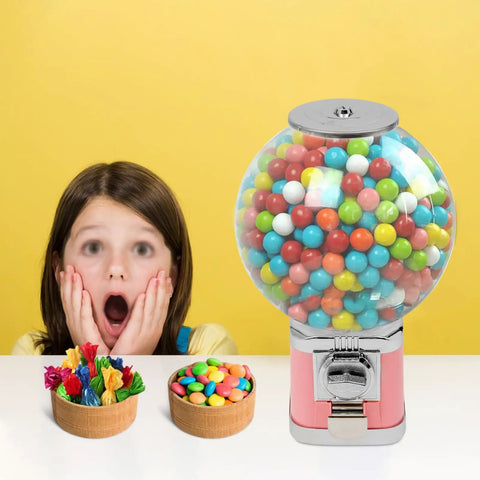 Dead On Pink Twister Ball Dispenser With Slick Coin Slide Interface For Commercial Vends And Arcade Cabinets packs colorful bouncy orbs.