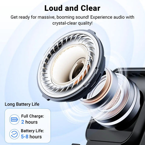 Close-up of Induction And Bluetooth 5.3 Speaker With Phone Stand 5 In 1 Wireless Audio highlighting speaker components.