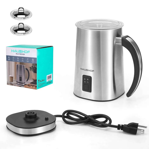 4 In 1 Milk Frother And Steamer For Home Barista-Grade Drinks, One-Touch Hot Or Cold Froth, Milk Warmer, And Hot Chocolate Maker