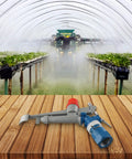 Adjustable 1 Inch Lawn Sprinkler With Zinc Alloy Body 35 To 40 Meter Spray Radius 360 Degree Rotation For Big Lawns Crops And Yards