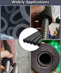 Go-To EPDM Foam Pipe Insulation Tube, Six-Foot Long, 3/4 Inch Inside Diameter, 3/8 Inch Wall Thickness in various applications
