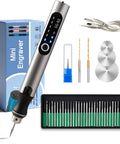 USB Rechargeable Engraving Pen Kit With 35 Bits Cordless Mini Electric Engraver Etching Tool on display with accessories
