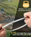 Heavy Duty Boss Grade Metal Zip Ties 15.8 Inch 304 Stainless Steel 270 Lbs Tensile Strength Locking Wire Ties in use
