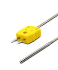 K Type Thermocouple Probe With Metal Head, 4 Cm Tip, 100 Cm Cable, 3 mm Diameter, For Temperature Meter, 0 To 500 Celsius Range, Durable Sensor