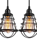 Metal Light Cage Guard 4 Pack For Pendant Lights And Wall Lamps Edison Bulb Shield E26 E27 industrial design
