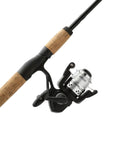 Close-up of Cirrus 6 Foot 6 Inch Spinning Rod And Reel Combo With Lightweight Graphite Rod Two Piece Design Size 30 Spinning Reel